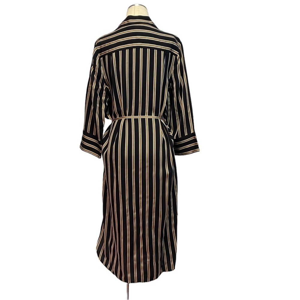 7 For All Mankind Striped Shirt Dress - Picture 9 of 16